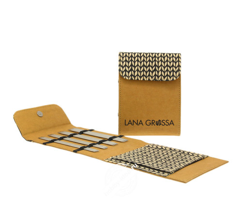 Lana Grossa Набор чулочных спиц, 15 см, Нержавеющая сталь, Бежевый