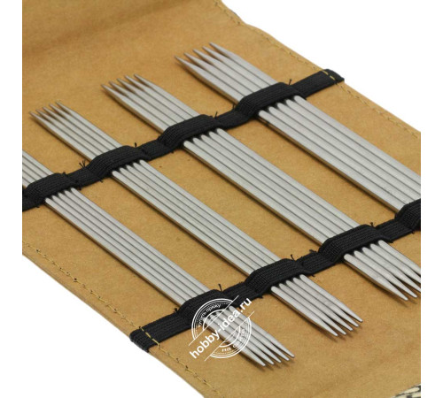 Lana Grossa Набор чулочных спиц, 15 см, Нержавеющая сталь, Бежевый