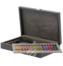 Lana Grossa Набор разъемных спиц Алюминий Радуга Rainbow