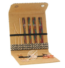 Lana Grossa Набор инструментов для вязания носков, Дерево, Многоцветные, Замша, Бежевый