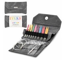 Lykke Набор разъемных спиц, 7 см, Дерево, Colour Gray