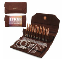 Lykke Набор разъемных спиц, 7 см, Медь, Cypra Brown