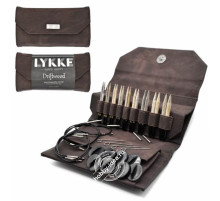 Lykke Набор разъемных спиц, 7 см, Дерево, Driftwood Cacao