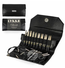 Lykke Набор разъемных спиц, 7 см, Дерево, Driftwood Black