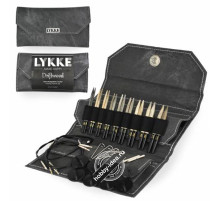 Lykke Набор разъемных спиц, 7 см, Дерево, Driftwood Grey