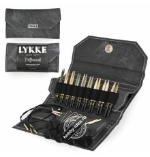 Lykke Набор разъемных спиц, 7 см, Дерево, Driftwood Grey
