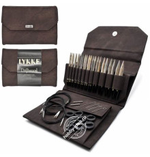 Lykke Набор разъемных спиц, 11.5 см, Дерево, Driftwood Cacao