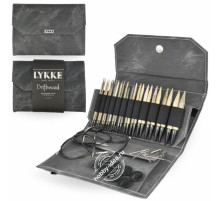 Lykke Набор разъемных спиц, 11.5 см, Дерево, Driftwood Grey