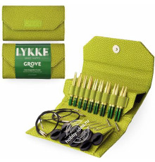 Lykke Набор разъемных спиц, 7 см, Бамбук, Grove Green