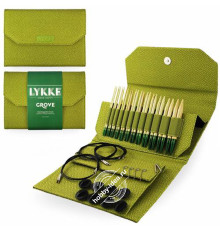Lykke Набор разъемных спиц, 11.5 см, Бамбук, Grove Green