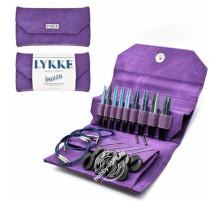 Lykke Набор разъемных спиц, 7 см, Дерево, Indigo Violet