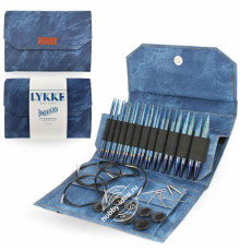 Lykke Набор разъемных спиц, 11.5 см, Дерево, Indigo Azure