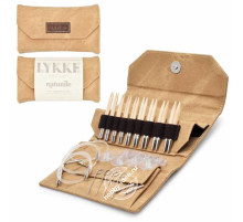 Lykke Набор разъемных спиц, 7 см, Дерево, Natural Tan Denim