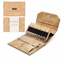 Lykke Набор разъемных спиц, 11.5 см, Дерево, Natural Tan Denim
