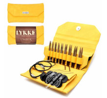 Lykke Набор разъемных спиц, 7 см, Дерево, Umber Dandelion