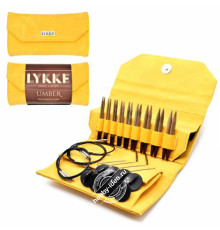 Lykke Набор разъемных спиц, 7 см, Дерево, Umber Dandelion