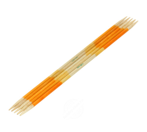 Чулочные спицы Lana Grossa Дерево Ayurveda Hand-dyed 15 см • 3.0