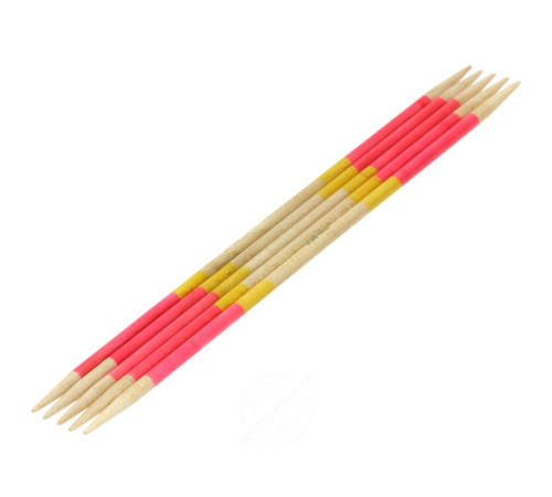 Чулочные спицы Lana Grossa Дерево Ayurveda Hand-dyed 15 см • 3.5