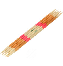 Чулочные спицы Lana Grossa Дерево Ayurveda Hand-dyed 15 см • 4.0