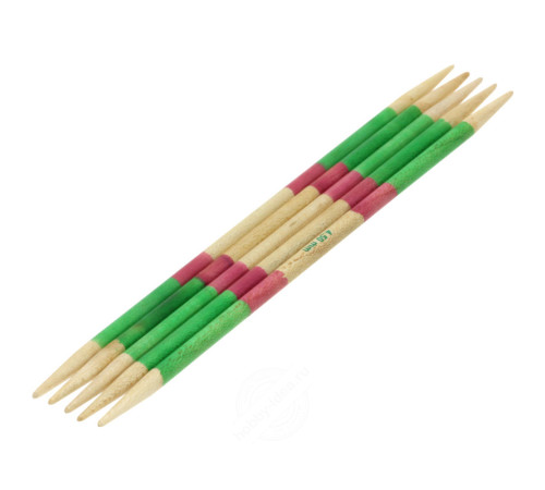 Чулочные спицы Lana Grossa Дерево Ayurveda Hand-dyed 15 см • 4.5