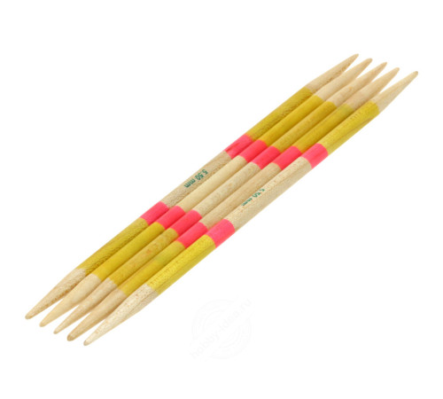 Чулочные спицы Lana Grossa Дерево Ayurveda Hand-dyed 15 см • 5.5