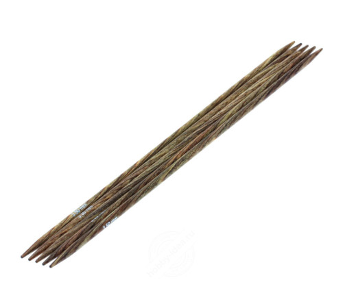 Чулочные спицы Lana Grossa Дерево Окрашенное Signal 20 см • 3.5