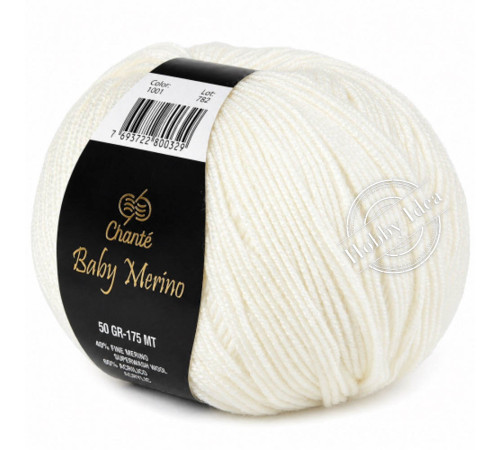 Chanté Baby Merino 1001 Белый