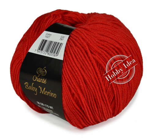 Chanté Baby Merino 1027 Алый