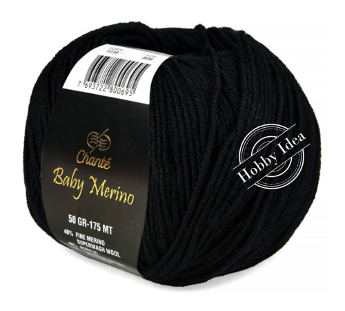 Chanté Baby Merino 1038 Чёрный