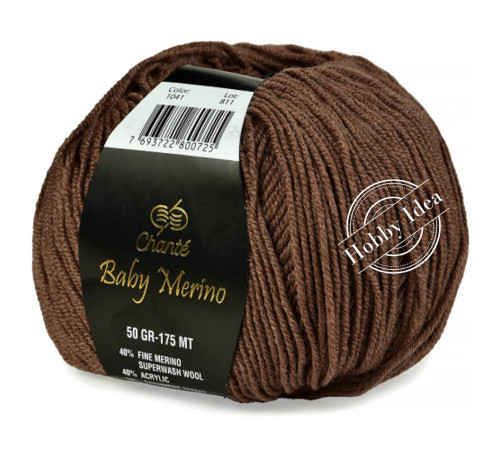 Chanté Baby Merino 1041 Тёмный шоколад