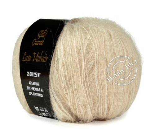 Chanté Luxe Mohair 3008 Топлёное молоко