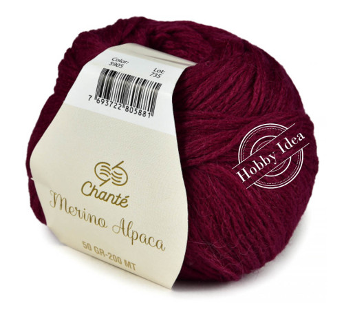Chanté Merino Alpaca 5905 Винный