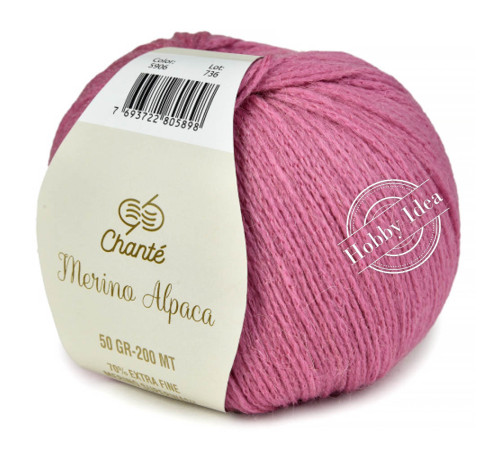 Chanté Merino Alpaca 5906 Пыльная роза