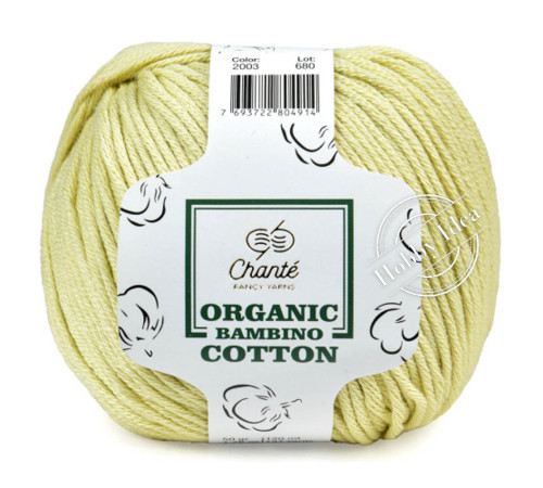 Chanté Organic Bambino Cotton 2003 Фисташковый