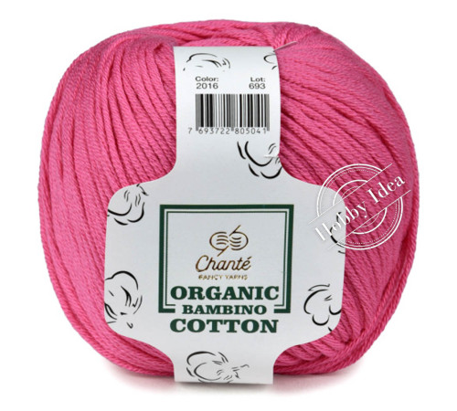 Chanté Organic Bambino Cotton 2016 Ярко розовый