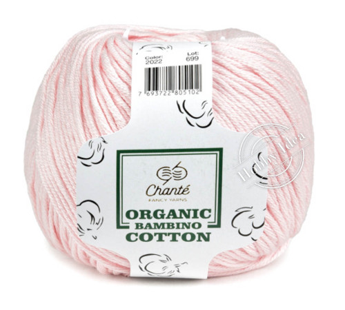 Chanté Organic Bambino Cotton 2022 Нежно розовый