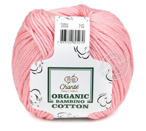 Chanté Organic Bambino Cotton 2039 Бледно розовый