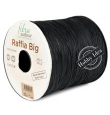 Fibra Natura Raffia Big 11903 Чёрный