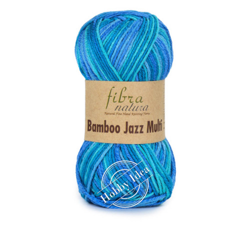 Fibra Natura Bamboo Jazz Multi 305 Бирюза