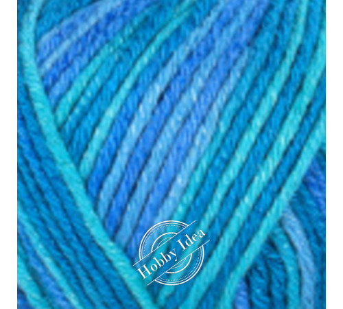 Fibra Natura Bamboo Jazz Multi 305 Бирюза