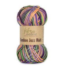 Fibra Natura Bamboo Jazz Multi 306 Разноцвет