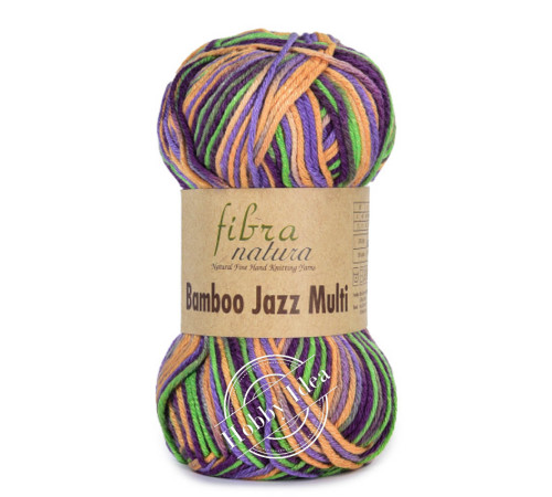 Fibra Natura Bamboo Jazz Multi 306 Разноцвет