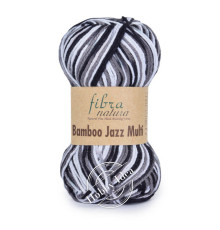 Fibra Natura Bamboo Jazz Multi 309 Черно-белый