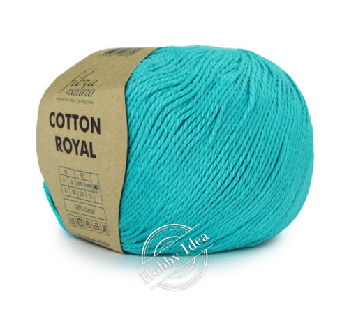 Fibra Natura Cotton Royal 18711 Ярко-бирюзовый