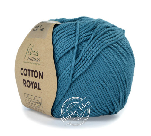 Fibra Natura Cotton Royal 18721 Тёмно-бирюзовый