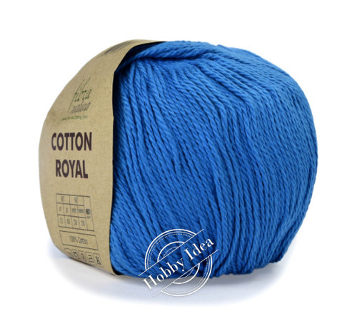 Fibra Natura Cotton Royal 18729 Насыщено-голубой