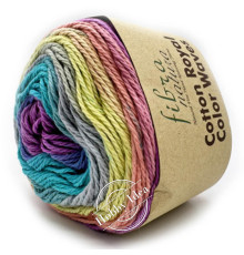 Fibra Natura Cotton Royal Color Waves 2207 Радуга
