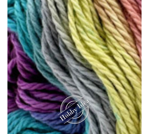 Fibra Natura Cotton Royal Color Waves 2207 Радуга