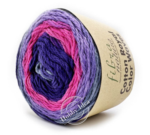 Fibra Natura Cotton Royal Color Waves 2208 Фиолетовый