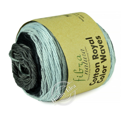 Fibra Natura Cotton Royal Color Waves 2212 Серый